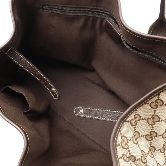 GUCCI Brown Leather Shoulder Bag - Picture 6 of 6